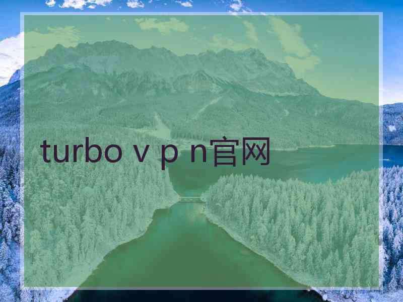 turbo v p n官网