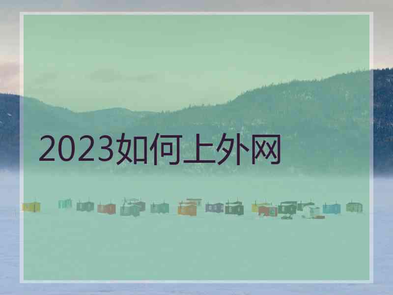 2023如何上外网