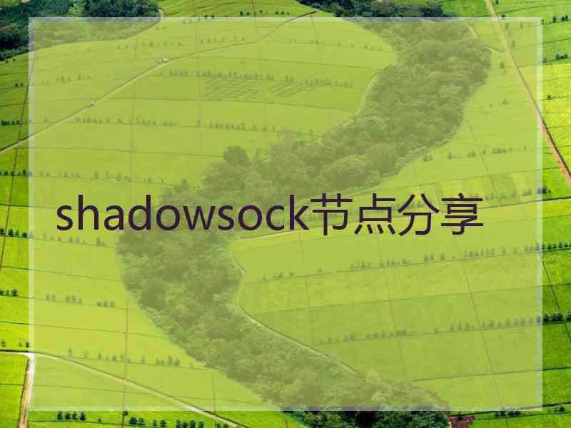 shadowsock节点分享
