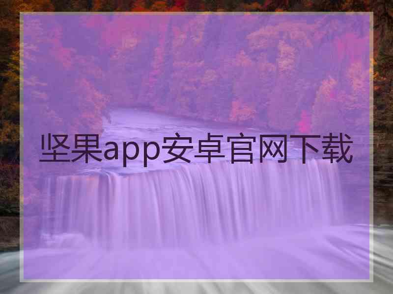 坚果app安卓官网下载
