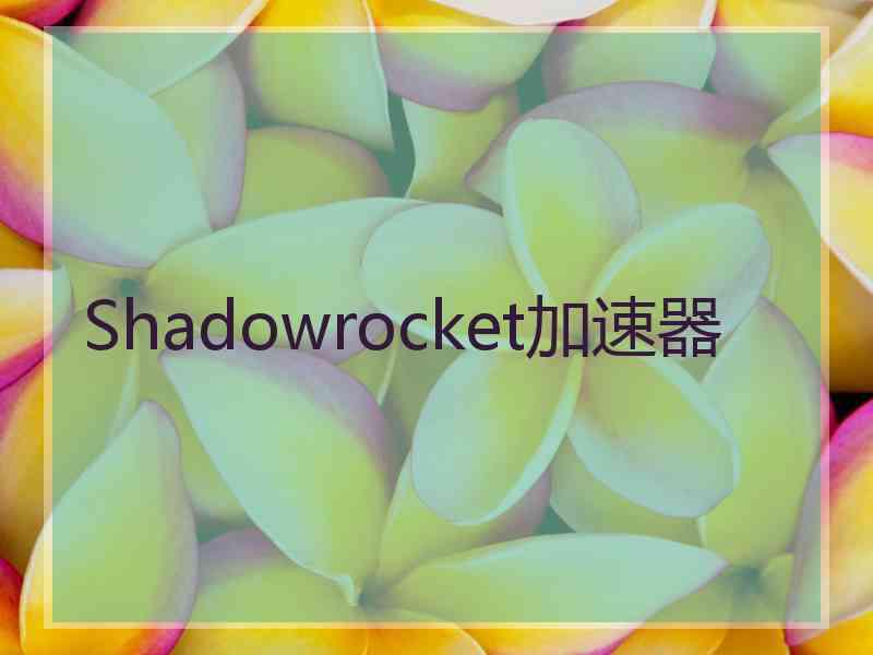 Shadowrocket加速器