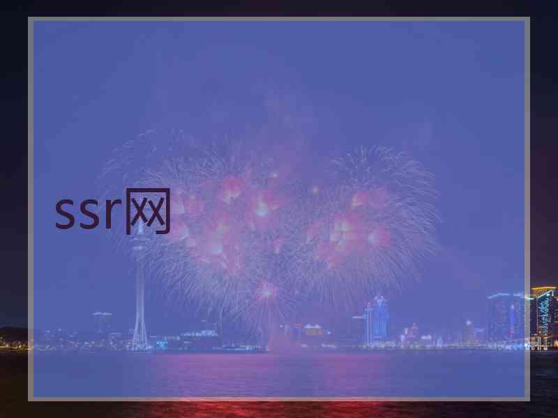 ssr网